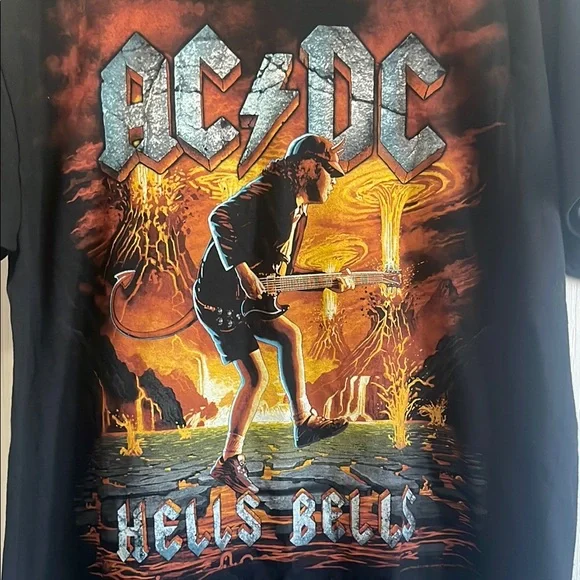 ACDC Black Graphic T-Shirt - Picture 3 of 5